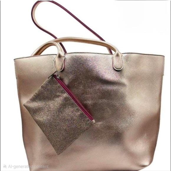 NWT Bath & Body Works- 2-PC Tote Bag & Wristlet - Picture 2 of 3